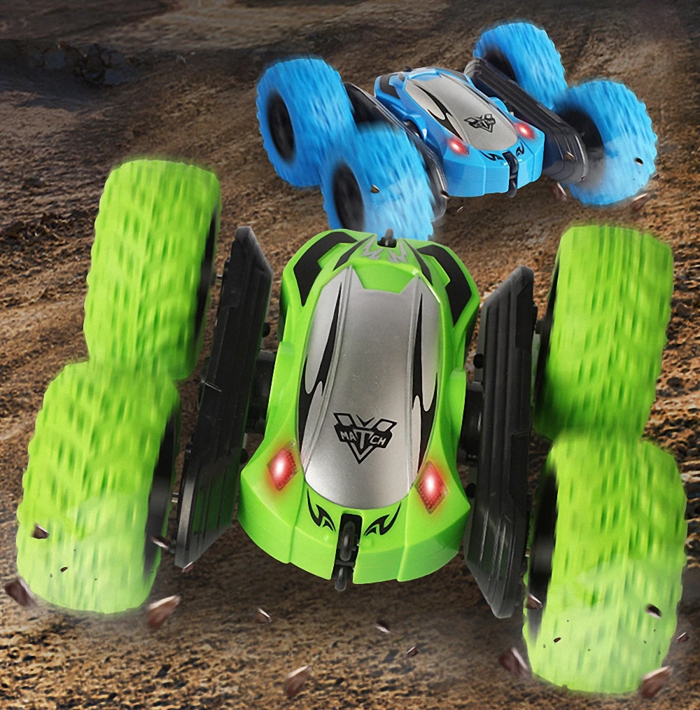 Рок Гусеничный трюк rc автомобиль дистанционное управление игрушки двухсторонняя игрушка автомобиль 360 градусов флип