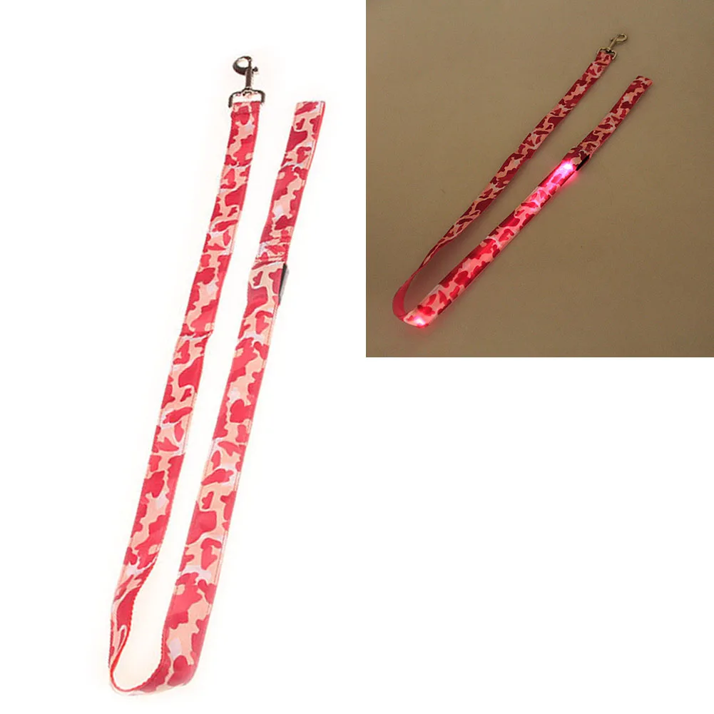 СВЕТОДИОДНЫЙ световой поводок для собаки Training эластичный Поводок Банджи Canine