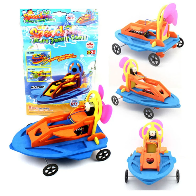 Бесплатная доставка самодельная электрическая скоростная лодка Сборная модель