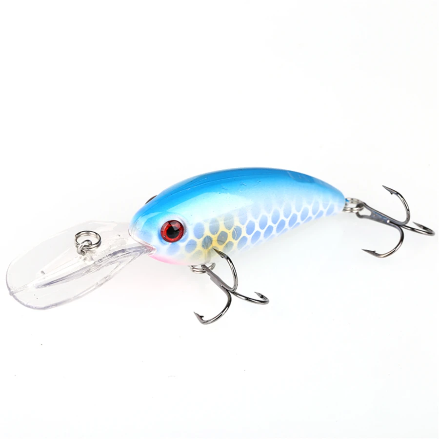 7 шт./компл. Crankbait большой воблер наживка Троллинг на маленькую рыбешку