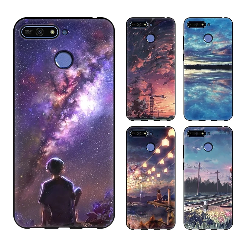ITien элегантный мультфильм милый дизайн стиль силиконовый защитный чехол для HuaWei