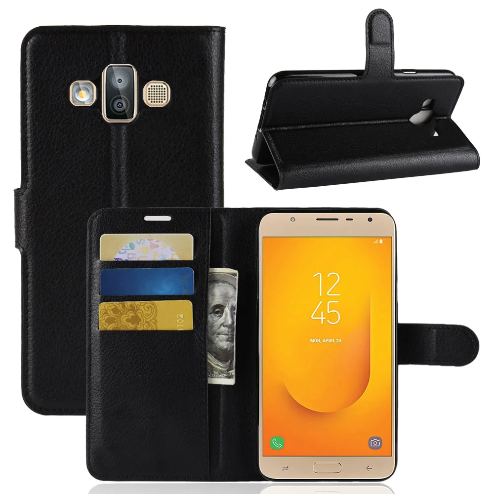 Чехол для телефона SAMSUNG Galaxy J7 Duo флип искусственная кожа задняя крышка чехол J720F