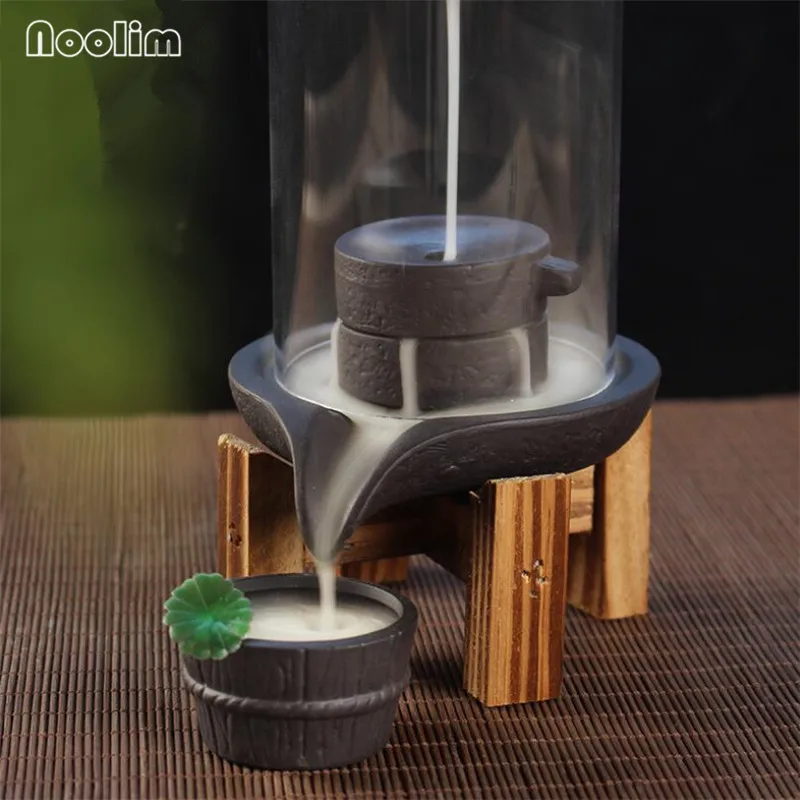 Курильница для благовоний Backflow с акриловым защитным покрытием керамическая