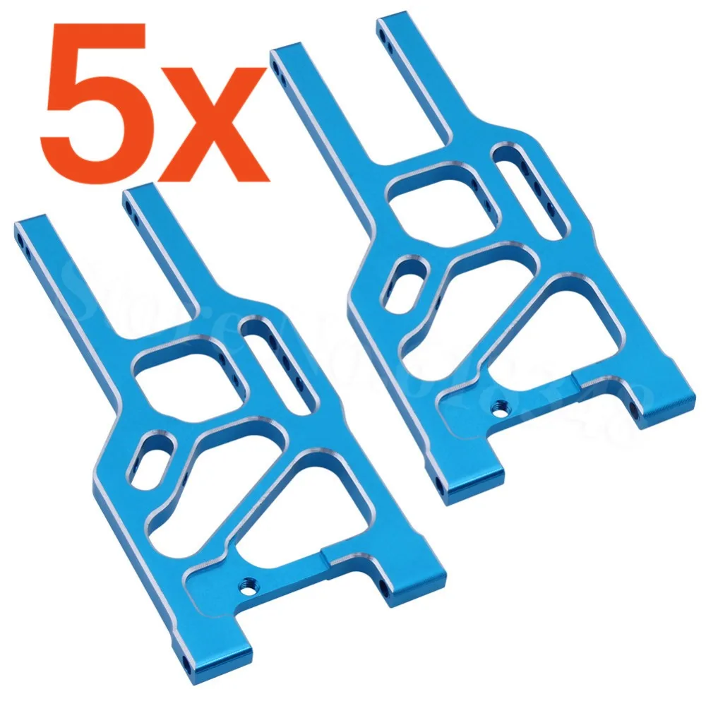 

Wholesale 5 Pairs/Lot HSP 860003 N Upgrade Parts For 1/8 RC Model Car Front Lower Suspension Arm CNC 94762
