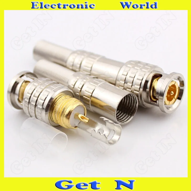 

200pcs Canare 75-5 Full-Copper Gilded Weld-On BNC Video Connector for CCTV System /Camera