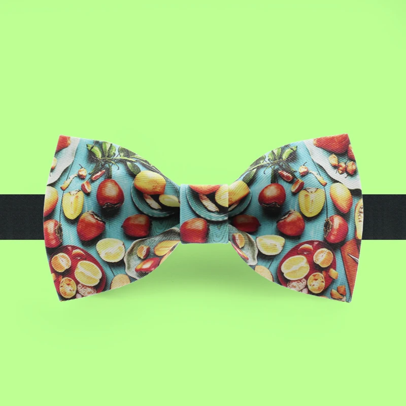 

Free shipping 2019 new fashion men's male Original handmade ties printed bow tie banquet party groom dress wedding Breakfast