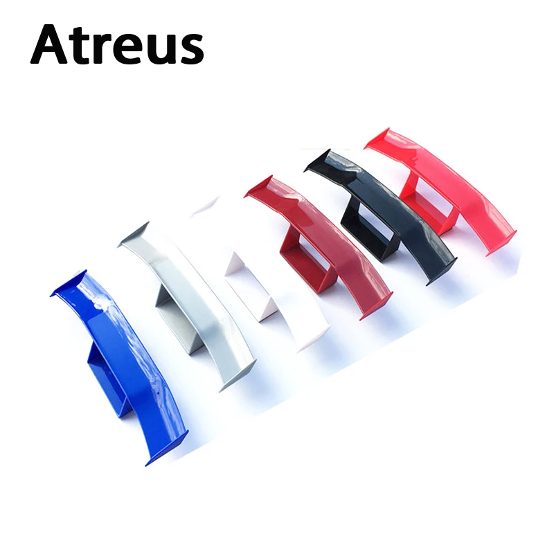 Автомобильный мини спойлер Atreus GT стикер из углеродного волокна для Lexus Honda Civic Opel