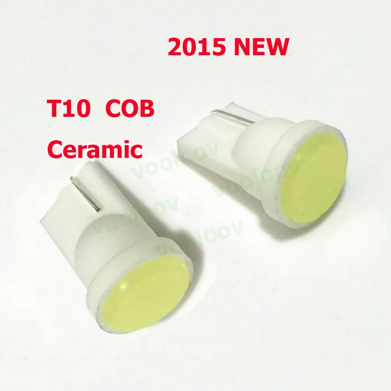 Светодиодный светильник T10 COB W5W с короткой секцией керамический для салона