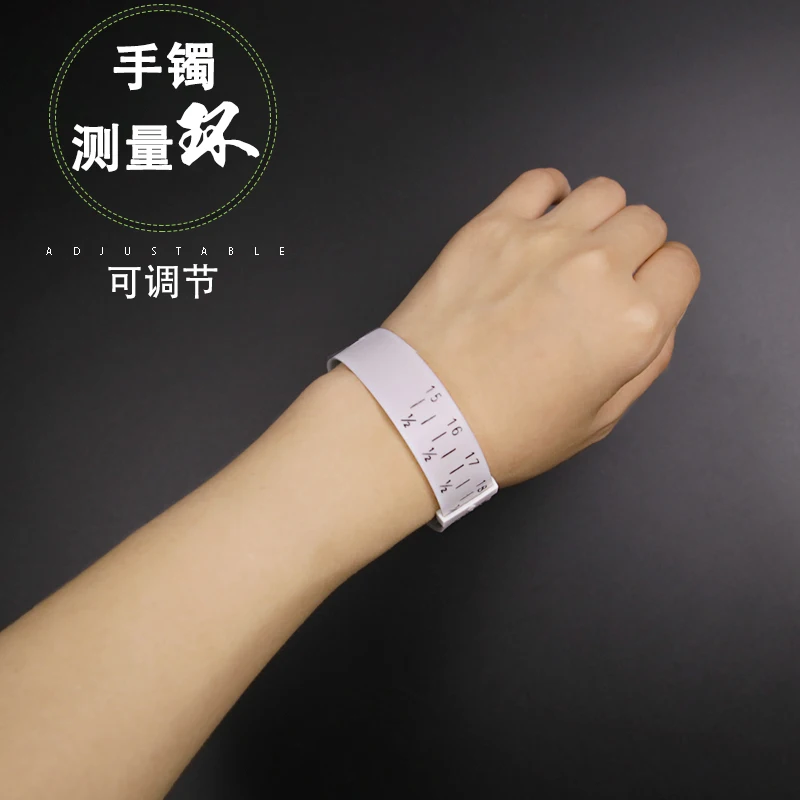 

Bracelet Sizer Plastic Wristband Measuring Tool Bangle Jewelry Making Gauge Hand
