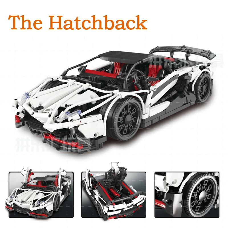 В наличии 23006 MOC Technic серия хэтчбек Тип гоночный автомобиль 2838 шт. строительные