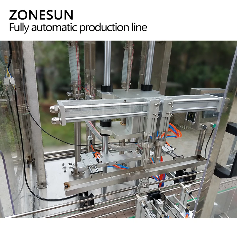 ZONESUN Автоматическая настольная стеклянная машина для духов спирта перекиси