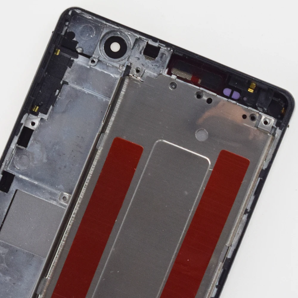 Для Huawei Ascend P6 ЖК-кодирующий преобразователь сенсорного экрана в сборе рамка для