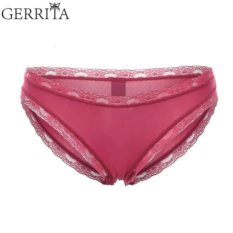 GERRITA, женские трусики, бесшовные, дышащие, трусики, трусы для девушек, бордовый цвет, нижнее белье, соблазнительное, с низкой посадкой, женское белье