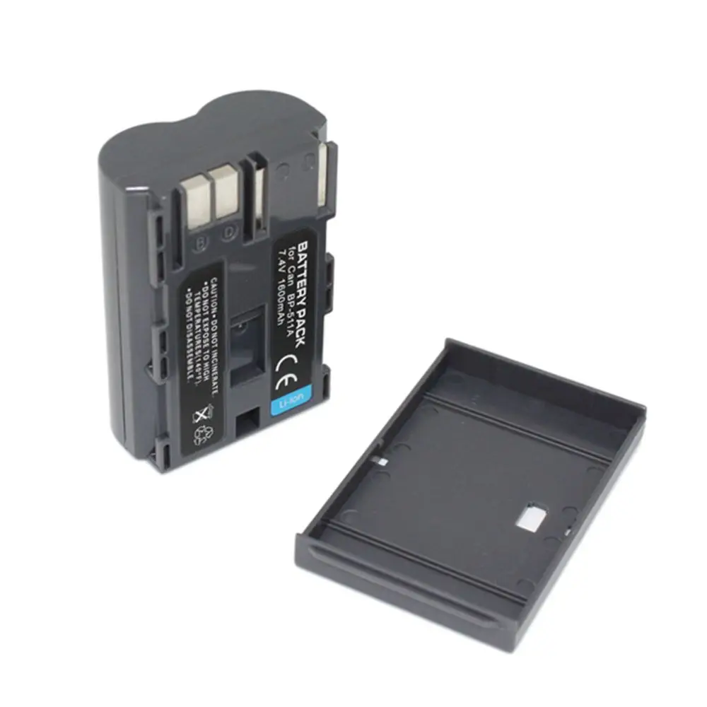 WHCYonline 1600 мА/ч Φ BP 511A BP511A Аккумулятор для камеры Canon 40D 300D 5D 20D 30D 50D BP-511A ZR30 |