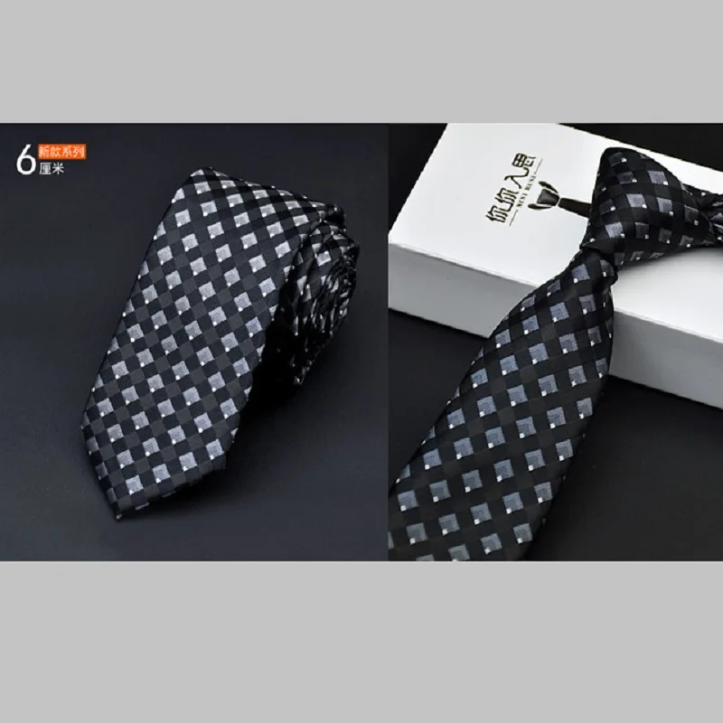 

fashion solid men's slim ties blue neck skinny ties 6cm width