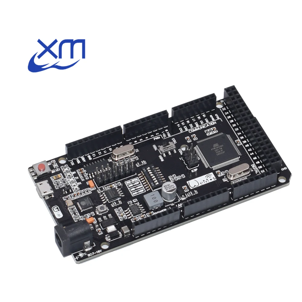 Mega+ WiFi R3 ATmega2560+ ESP8266(32 Мб памяти), USB-TTL CH340G. Совместимость Mega, NodeMCU, WeMos ESP8266 с CH340