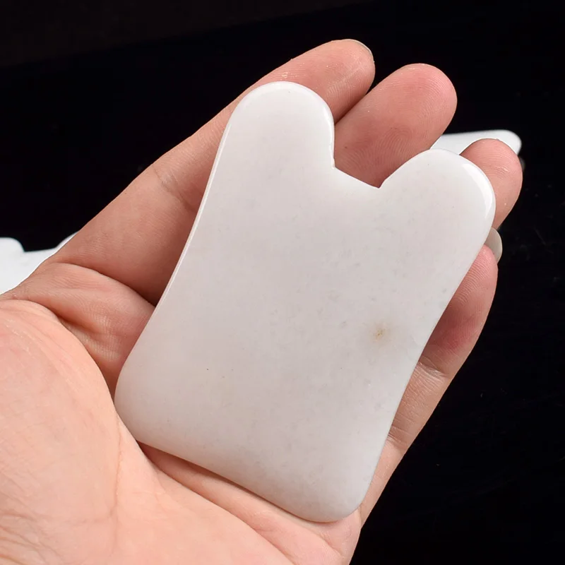 Натуральный белый Нефритовый камень u-образный Китайский традиционный