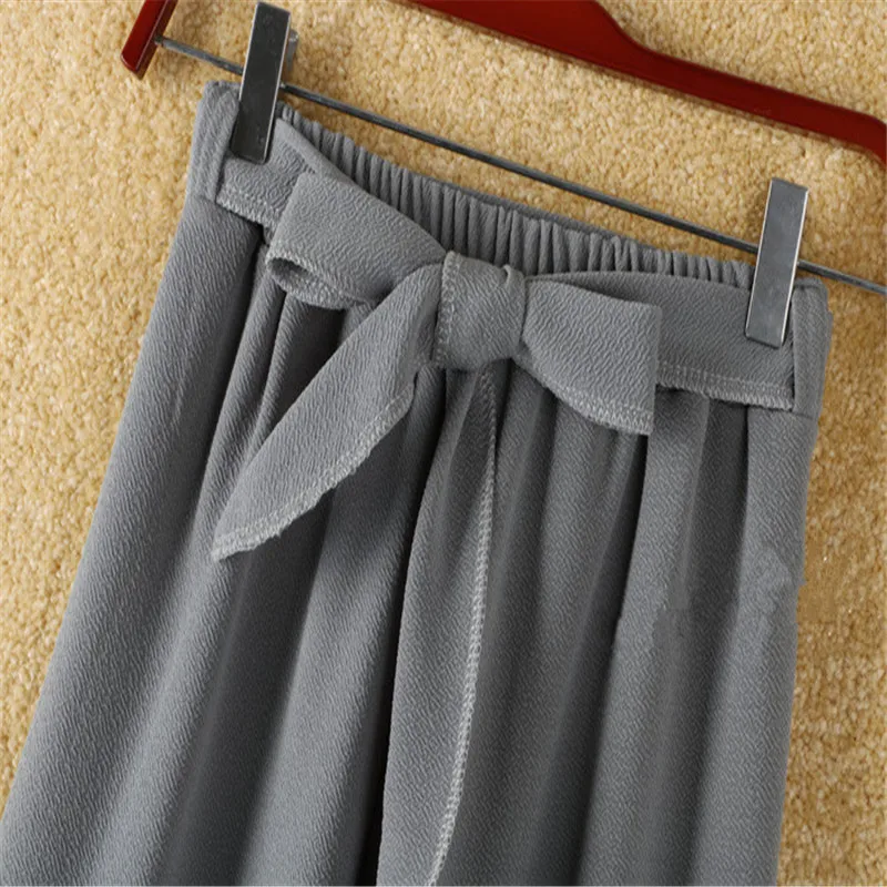

2017 High Waist Pants Women Stringy Selvedge Casual Wide Leg Pants Female Trousers