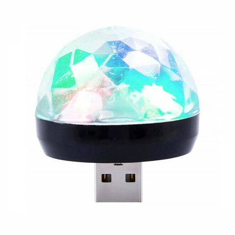 Usb мини светодиодный волшебный световой шар для дискотеки портативный