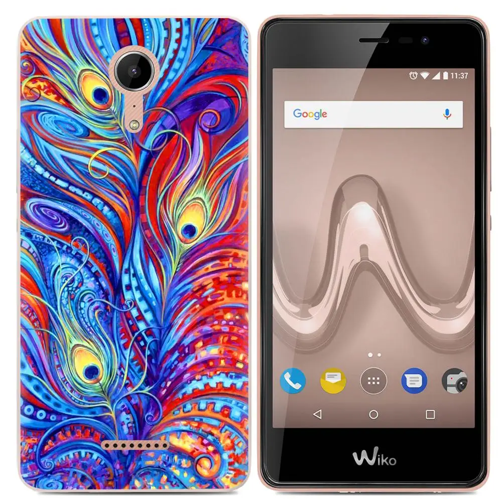 Phone case For Wiko Tommy 2 Plus 5-inch Cute Cartoon High Quality Painted TPU Soft Case Silicone Skin Back Cover Shell |