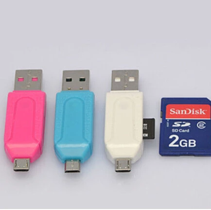 2 в 1 USB OTG кардридер универсальный для Micro | Компьютеры и офис
