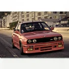 B M W M3 винтажные автомобили колеса гоночные автомобили постер на холсте художественные картины для украшения гостиной