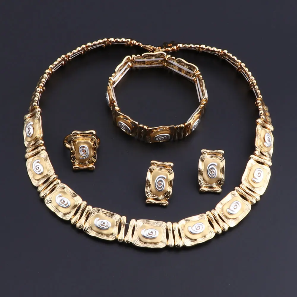 

OEOEOS Vintage Turkish Jewelry For Women African Beads Jewelry Set Dubai Wedding Party Accessories Indian Jewellery