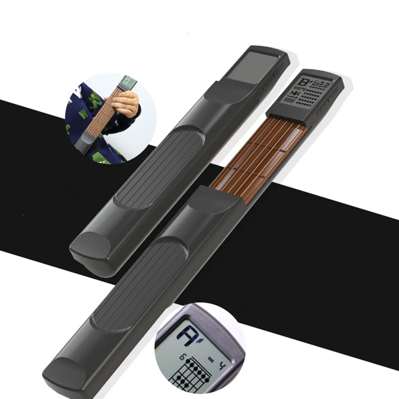 Новая карманная электрогитара 6 струнных гитарных гаджетов воздушный тренажер для пальцев инструменты