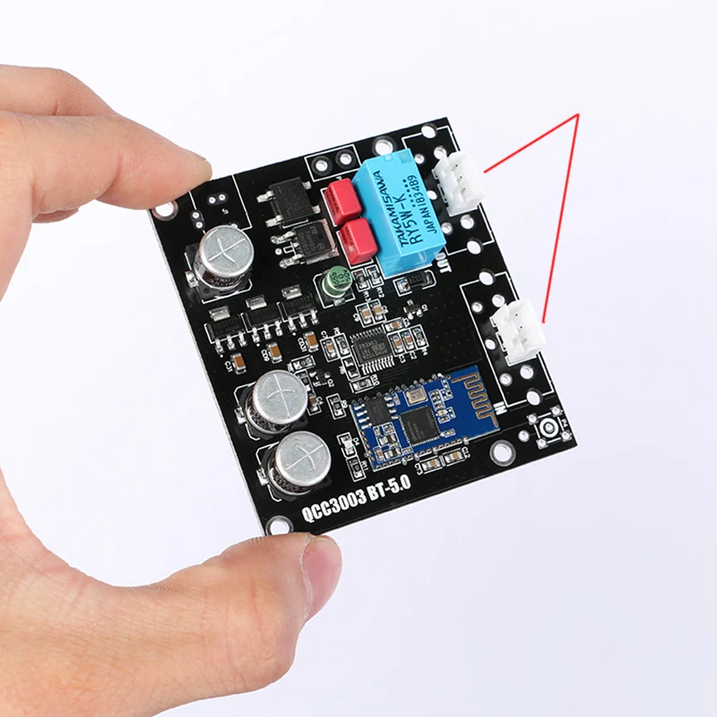 Lusya Bluetooth 5,0 QCC3003 аудио приемный модуль PCM5102A 24 бит модуль декодирования ЦАП Плата AC6-12V T0289