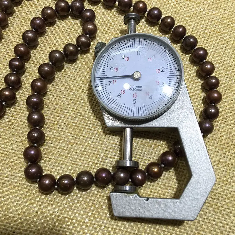 fine jewelry set brown color good quality perfectly round 100% natural Cultured freshwater pearls Classic necklace choker | Украшения и