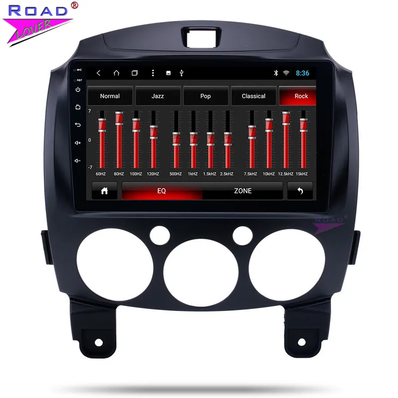 Автомобильный радиоприемник Android 8 1 DVD-плеер для Mazda 2 2010 2011 2012 стерео GPS-навигация