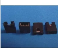 free shipping 100pcslot 2 0mm pitch single row pin jumper cap short block openings