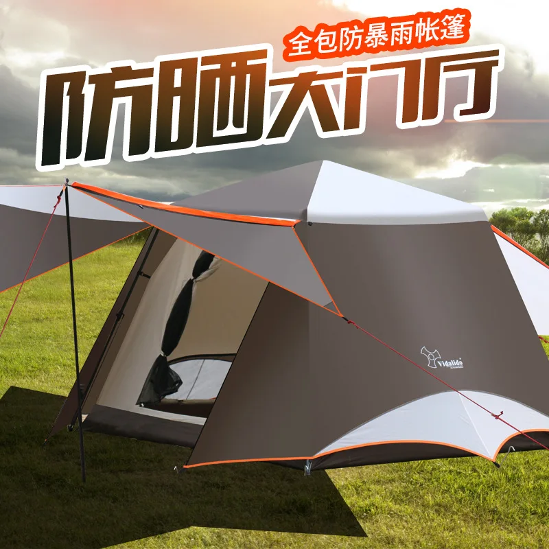 Автоматическая палатка для кемпинга pergola семейный отдых на открытом воздухе