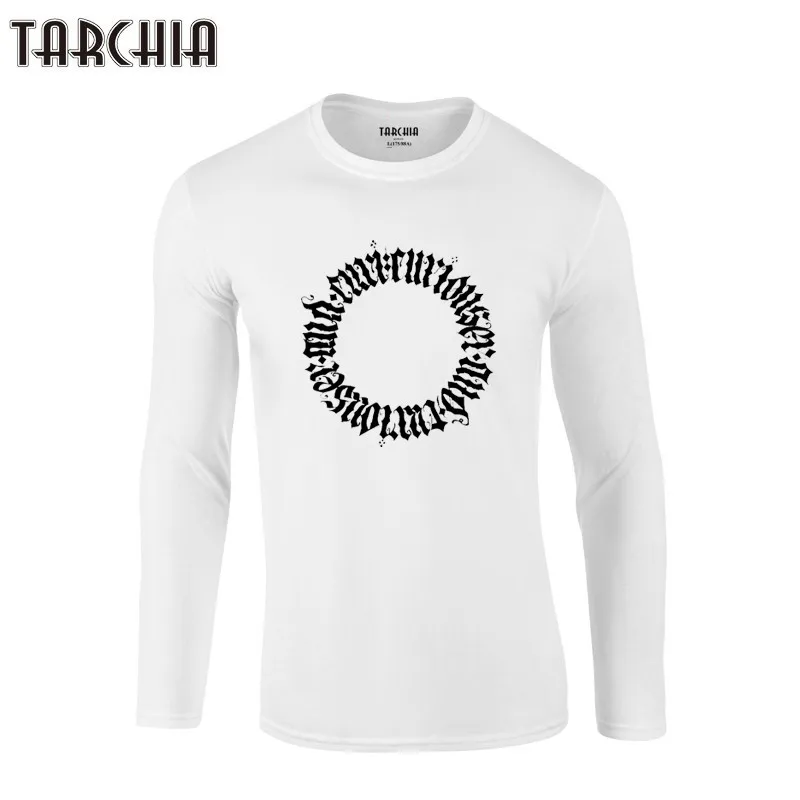

TARCHIA 2022 Oversized T Shirt Long Sleeve Fashion T Shirt Camisetas Hombre T Shirts Mens Brand Clothes Cool T Shirt New Letter