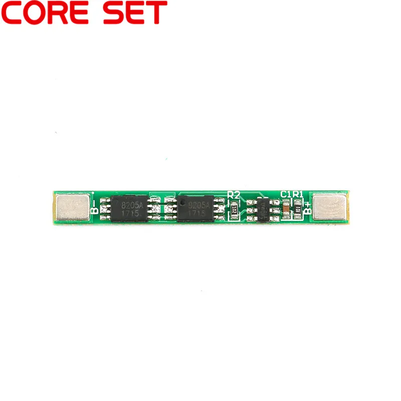 2 шт. 1S 3 7 V 4A li-ion BMS PCM 18650 зарядное устройство Защитная плата PCB для литий-ионная