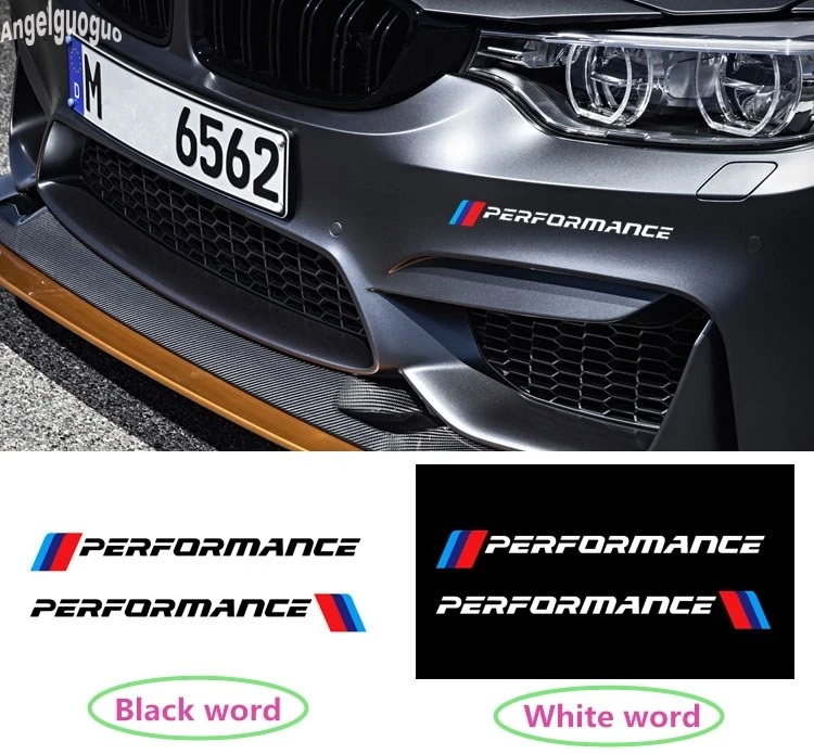 2 шт. декоративные наклейки для переднего бампера BMW E60 E90 E46 E39 F10 F30 1 3 5 7 series X1 X3 X5 X6 M5