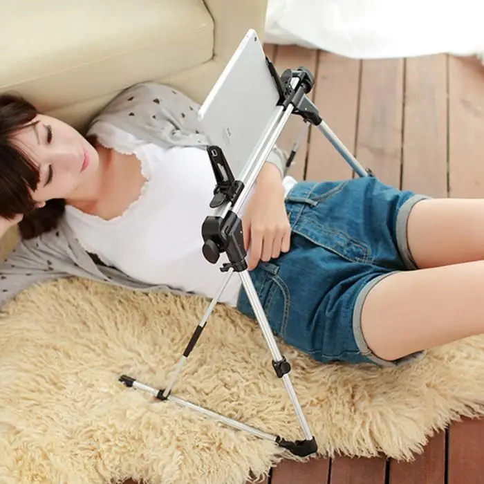 Tablet Mobile Phone Stand Holder Adjustable Foldable for Bed Sofa Desk Floor ND998