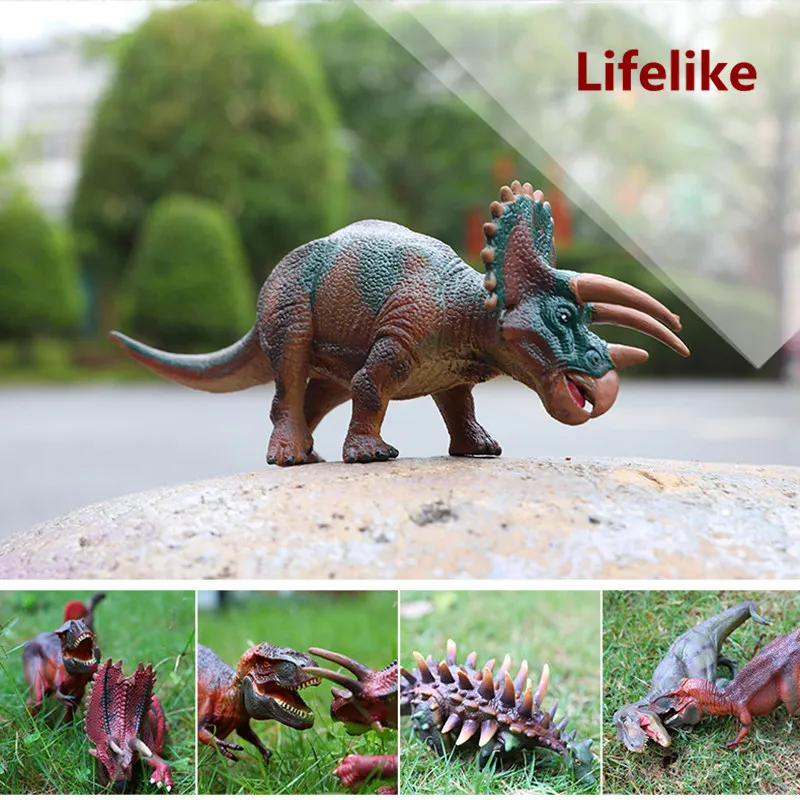 Детская динозавр игрушка динозавра Юрского периода Пластик модели T Rex аллозавр