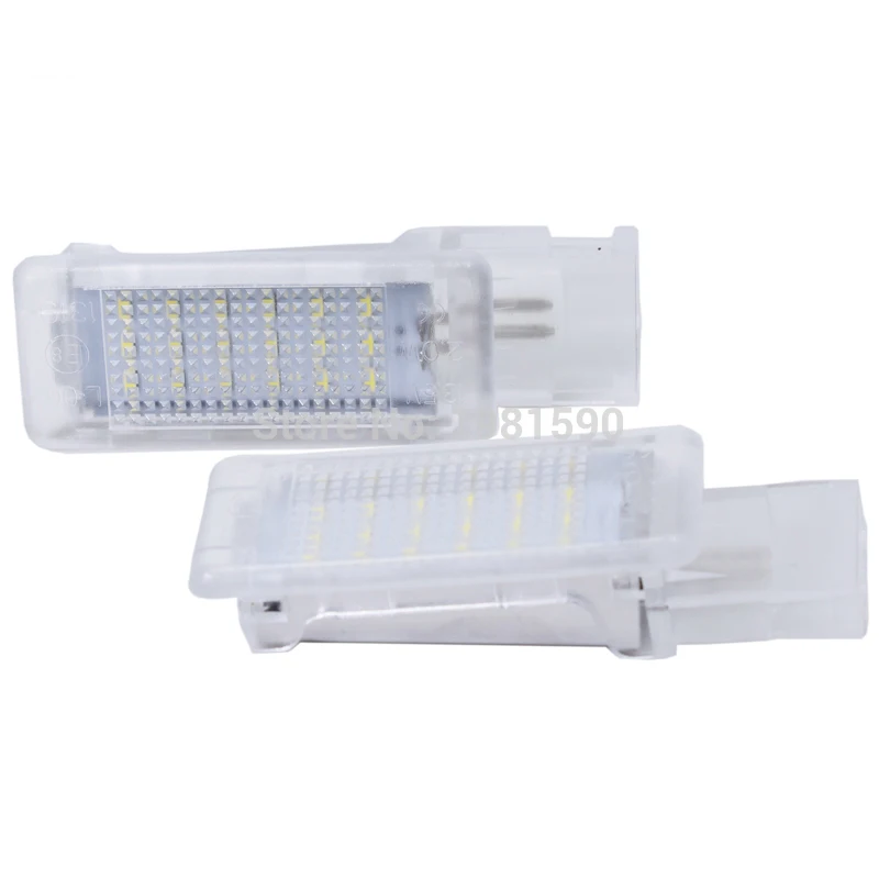 2 шт. 18SMD светодиодный светильник для ног для Skoda Octavia MK3 E5 2012- белый/красный/синий без ошибок аксессуары для стайлинга автомобилей