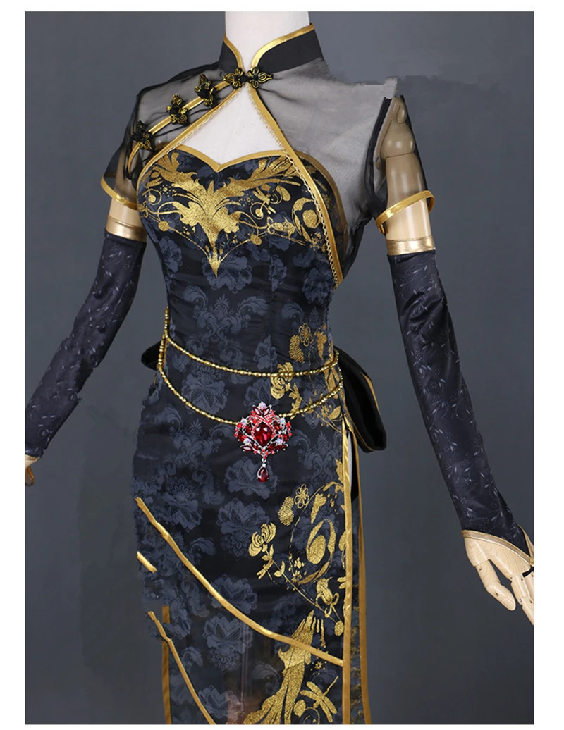 VOCALOID косплей канарская птица ver Hatsune Miku Luo Tianyi Косплей Костюм Holloweem китайское платье Cheongsam летние женские платья