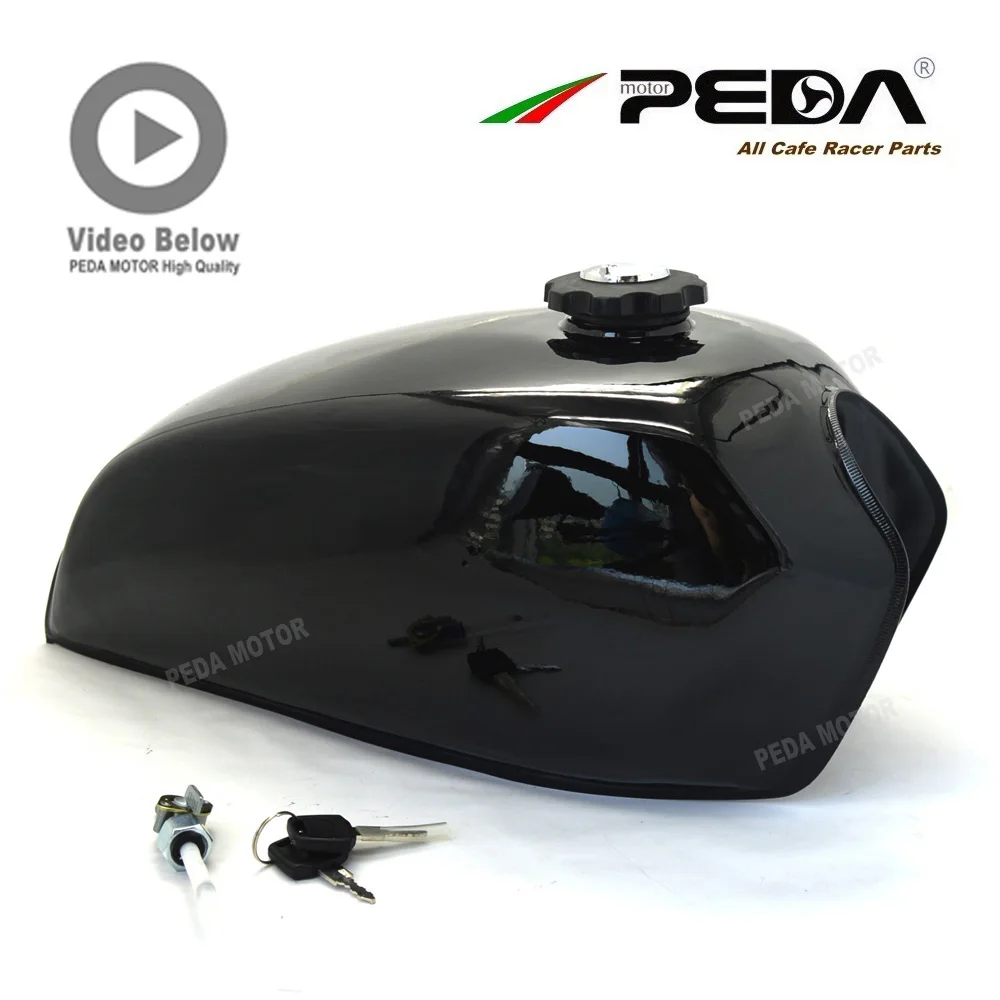 Бак бензиновый B8 для мотоцикла Cafe Racer 2 1 галлона ретро HONDA CG JH70 JH YAMAHA универсальный