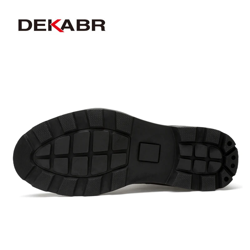 DEKABR/Новые мужские Ботильоны сезон осень-зима ботинки из коровьей замши на
