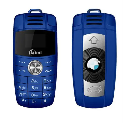 blue Милый автомобильный ключ, мобильный телефон, мини X6, две sim-карты, волшебный голос, Bluetooth, номеронабор, Поддержка русской клавиатуры, MP3 рекордер, детский мобильный телефон - Цвет: blue