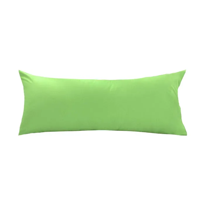 green 20x72inch Новые тела Подушка Чехол Наволочка спальня гостиная Длинная Подушка Чехол х/б чехлом дома один мультипликационным мотивом - Цвет: green 20x72inch