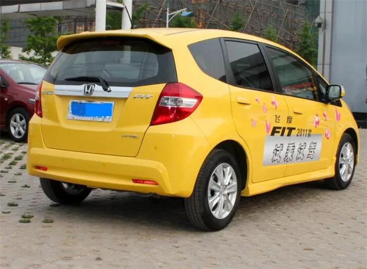 Спойлер для Honda Jazz Fit высококачественный спойлер из АБС материала заднего крыла