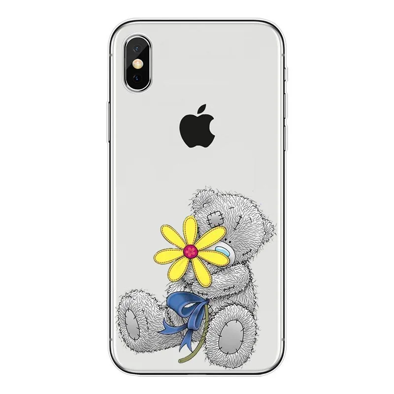 Силиконовый чехол для телефона iphone XS Max Tatty Teddy Me To You Bear чехлы iPhone 5 6 S 7 8plus XR 6S