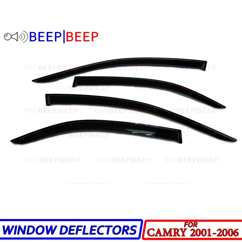 

Для Toyota Camry 2001-2006 автомобильные оконные дефлекторы солнцезащитный козырек от дождя ветра на вентиляционное отверстие чехол Аксессуары для ...