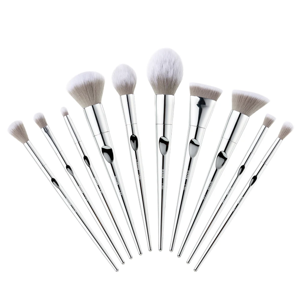 Jessup Новое поступление 10 шт. набор кистей для макияжа pinceaux maquillage фантазия