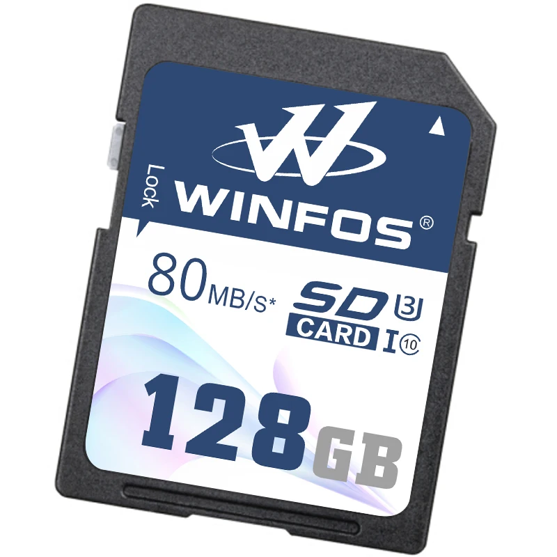 SD карта памяти Winfos 128 ГБ 64 32 класс 10 8 16 ГБ|Карты памяти| |