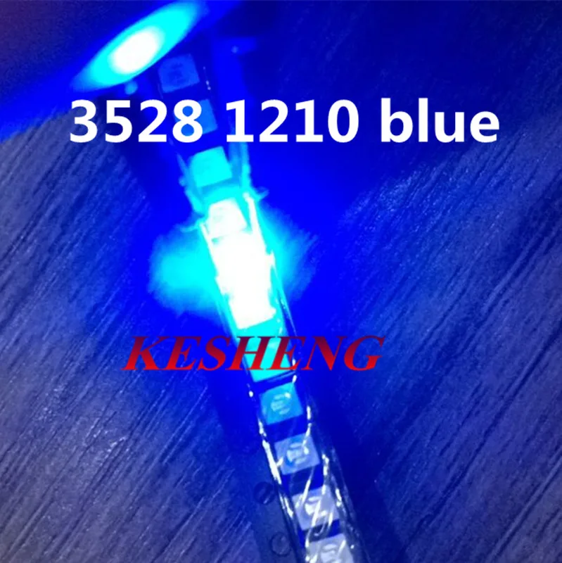 100 шт. суперъярсветодиодный светодиодные диоды SMD 3528 1210 красный/зеленый/синий